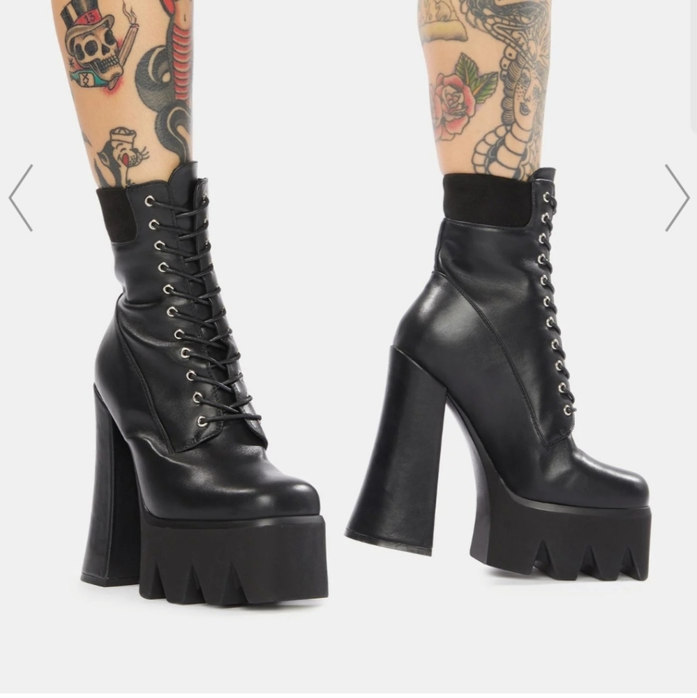 Drama Mama Chunky Platform Boots